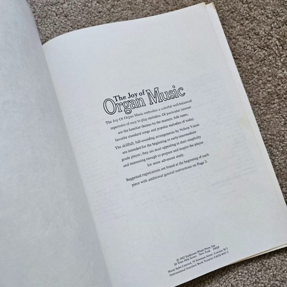 1967 Vintage The Joy of‎ Organ Music sheets by Denes Agay, Nelson Varon - Picture 2 of 8